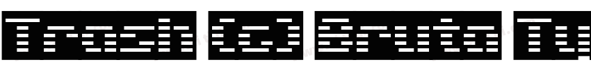 Trash (c) Bruta Type字体转换